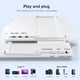 thumbnail image 5 of Monitor Laptop con Soporte, Monitor para Laptop de 15.6" 1080P FHD USB C HDMI Pantalla Externa para Mac Phone Xbox Switch, Blanco, 5 of 9