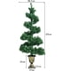 thumbnail image 5 of Costway 120 cm Árbol de Navidad Helicoidal Artificial de Espiral Iluminado con 150 Luces LED con Base Planta Falsa Decorativa Festiva, 5 of 7