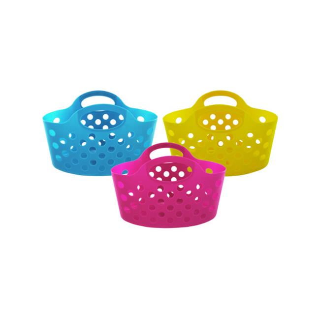 Bulk Buys UU36648 Plastic Storage Basket With Handles