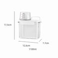 thumbnail image 3 of Laundry Powder Storage Box - 1-2l Plastic Bucket with Lid for Home Organization, 3 of 5