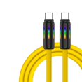 thumbnail image 1 of TQEHS Cable de datos para teléfono móvil tipo C a C, cable de carga rápida de 100 W con luz de respiración－ Y1U9, 1 of 6
