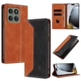 thumbnail image 1 of Funda FOXDOCK para Motorola Edge 60 Pro de Cuero Premium Bicolor con Ranuras RFID, Carcasa Tipo Billetera Antigolpes y Soporte Plegable, 1 of 6