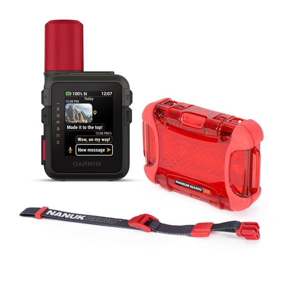 Garmin inReach Mini 3 Plus SOS Satellite Communicator Bundle with Nano Hard Case (2 Items)