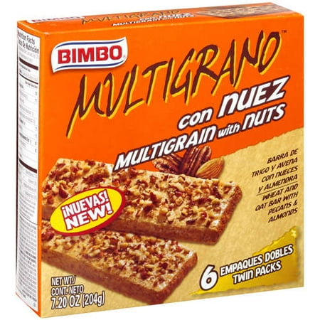 Bimbo Bakeries Bimbo Multigrain Bars, 6 ea