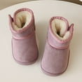 thumbnail image 4 of Ulitacool Boots For Girls Winter Girls Boots Warm Lined Boots Indoor Outdoor Non Soft Sole Toddler Shoes Classic Basic Shoes 11-12 Years Purple, 4 of 6