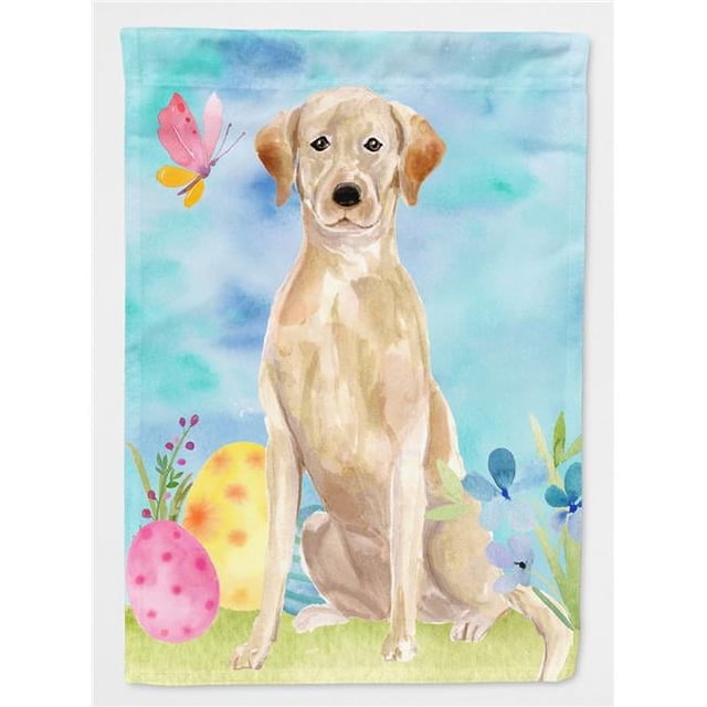 Carolines Treasures BB9611GF Drapeau de Jardin de Pâques de Labrador Jaune