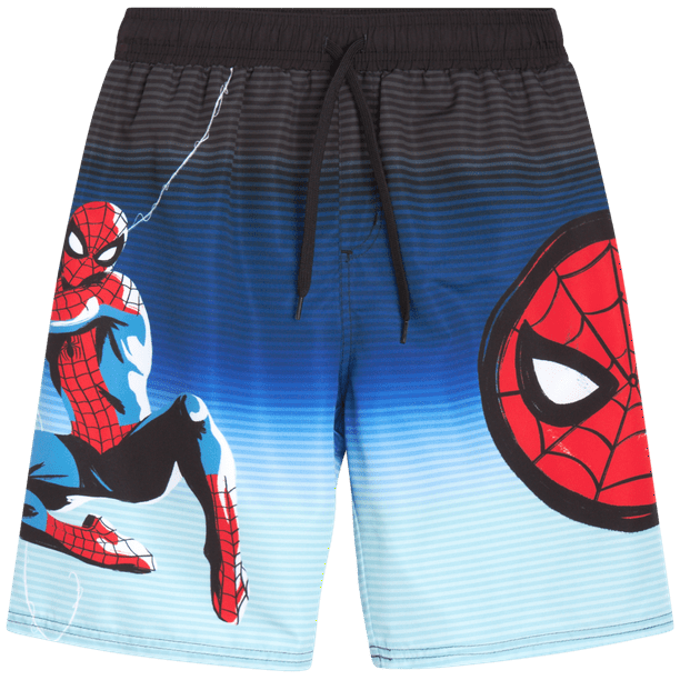 Marvel Boys’ Spider-Man Swim Trunks – Toddler Spidey Quick Dry Bathing ...