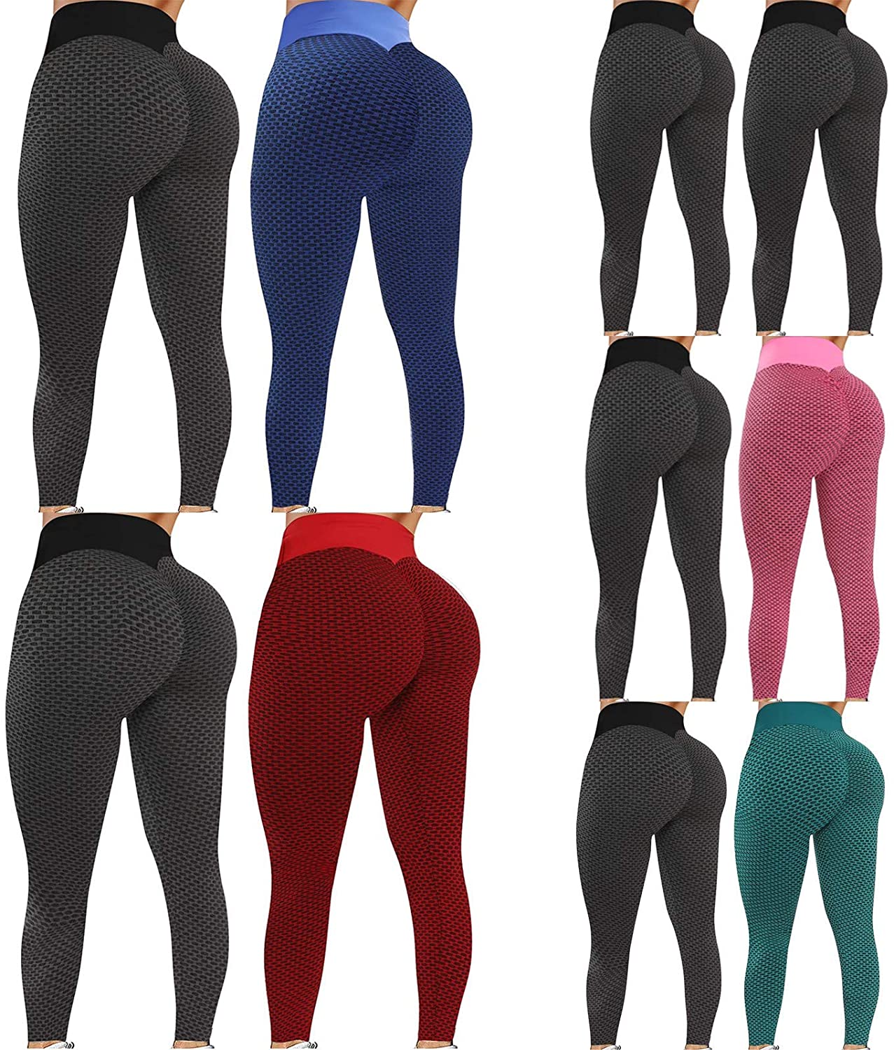 2 Pack TIK Tok Leggings, Butt Lift 