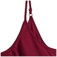 thumbnail image 1 of Leutsin Camisole Décontractée Plissée pour Femme, Petite, Grande Taille, Col Rond, Haut Blouse, 1 of 4