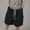 Black, variant on Xinlfly Teen Boys Cargo Shorts- Casual Relaxed Fit Summer Cotton Kids Drawstring Pocket Shorts