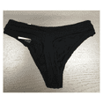 Alfani Ultra Soft MixandMatch Thong Underwear,, Black, Small