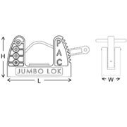 Jumbo Lok Adjustible Mounting Bracket