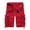 Red, variant on Azrian Mens Shorts Fall Saving,Men's Shorts Casual Pure Color Outdoors Pocket Beach Work Trouser Cargo Short Pants