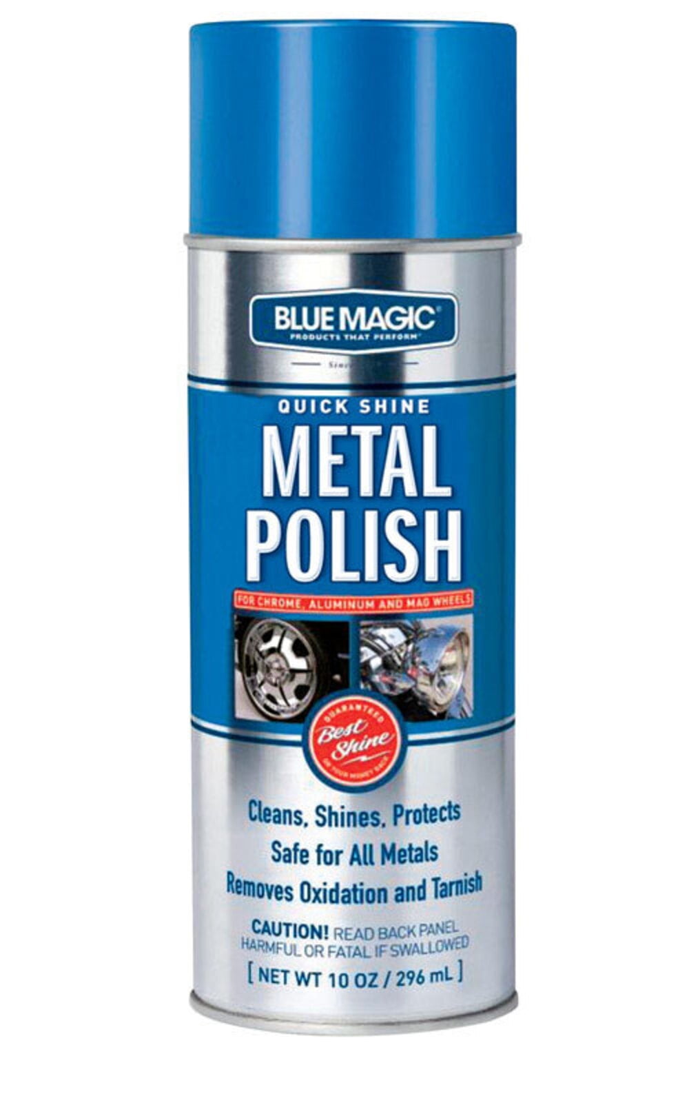 Blue Magic Shine Metal Polish,10 Oz., Aerosol 230-06 