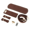 thumbnail image 3 of DIY Leather Bag Bottom Base Flap Cover Twist Lock Shoulder Bag Making Parts café Zulema Bolsas de bricolaje haciendo piezas, 3 of 8