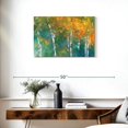 thumbnail image 3 of Elephant Stock Confetti Ii Wall Art - Horizontal Canvas Wall Art - Living Room Wall Decor - Abstract Canvas - Orange And Green Decor By Julia Purinton - 30" x 20", 3 of 8