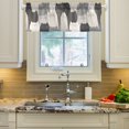 thumbnail image 2 of Yayeee Kitchen Valance Rod Pocket 54" x 18" Living Room Window Curtain, Gray Cute Cats, 2 of 6