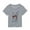 Grey, variant on Toddler Girls' Short Sleeve Crew Neck Tee T-Shirt Children's Easter Cartoon Bunny Print T Shirt Top Size 1-2T ,Gray