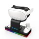 thumbnail image 1 of Para Meta Quest 3 VR Estación de carga Controlador de carga Luz RGB Controlador Gafas Soporte VR Estación de almacenamiento y visualización Hold, 1 of 6