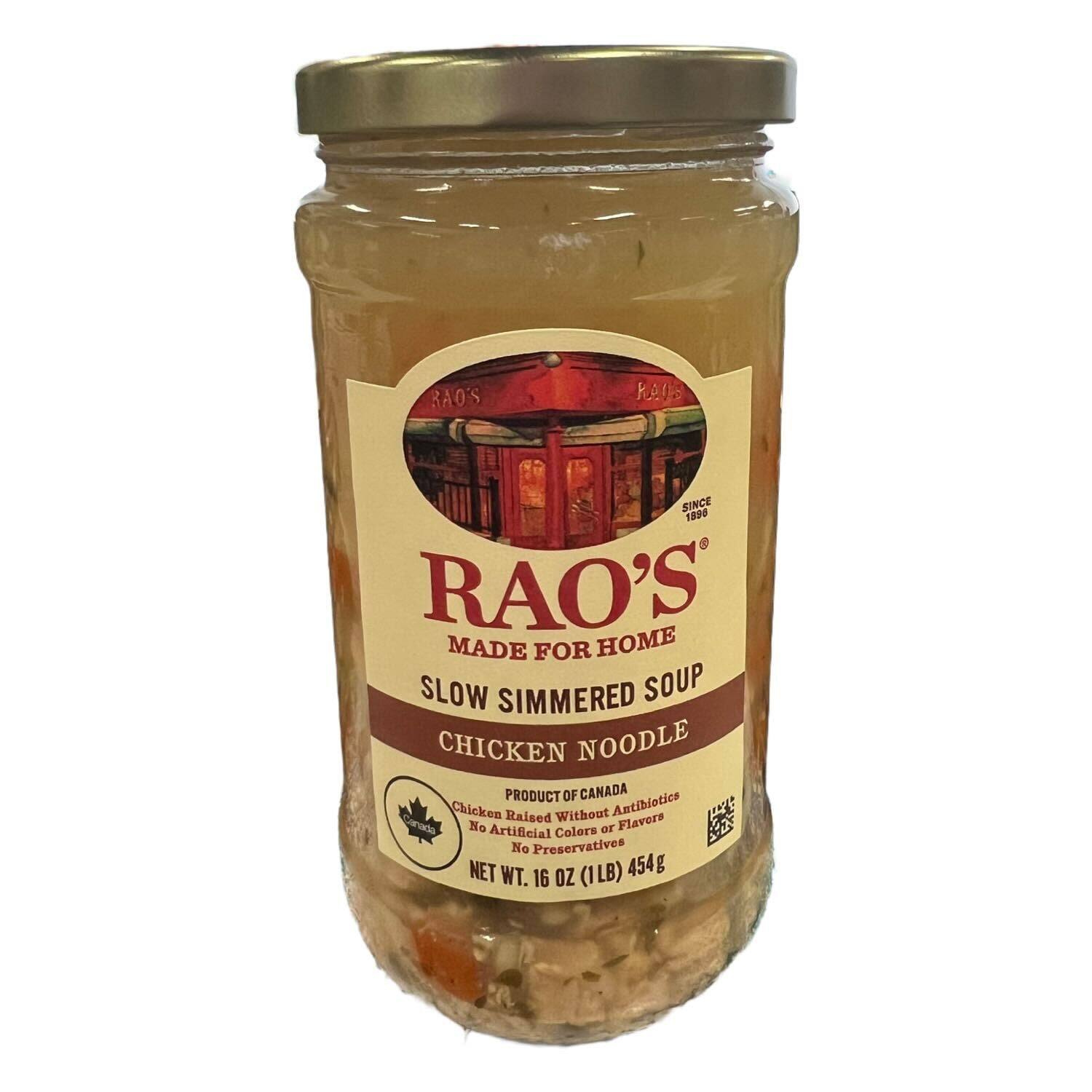  Rao's Made for Home, Chicken Noodle Slow Simmered Soup, 16 Oz  (Pack of 6) : Grocery & Gourmet Food