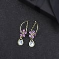 thumbnail image 3 of Fashion Earrings Stainless Steel Round Earrings Women Earrings Dangling Earrings For Women Heart Shaped Hoop Earrings Ear Rings Earrings for Girls Ears Earrings for Women Packs Chain Earrings Dangling, 3 of 4