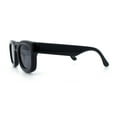 thumbnail image 6 of Retro Nostalgic Thick Bubble Plastic Frame Retro Horn Rim Sunglasses All Black, 6 of 7