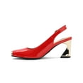 thumbnail image 3 of Ninety Union LORAINE Metal Heel Slingback, Red, 9, 3 of 5