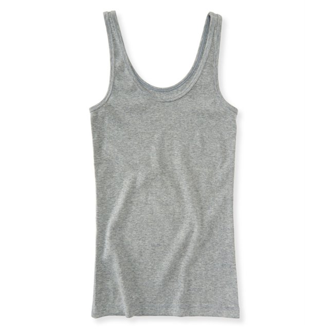 Camiseta sin mangas Aeropostale para mujer gris grande