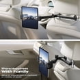 thumbnail image 3 of MesaSe Support Universel pour Tablette de Voiture Support Réglable Compatible avec iPad Pro Air Galaxy Tabs Autres Tablettes Téléphones Portables, 3 of 9