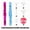 Purple/Blue, variant on 2 set Resin Diamond Painting Pen Kit 5D Diamond Art Pens With 2 Glue Clay color 2