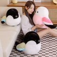 thumbnail image 2 of 40/50cm Simulation Fat Round Sparrow &Titmouse Plush Toys Stuffed Lifelike Bird Animal Doll Soft Pillow Cute Gift for Kids GirlBlack37x50cm Deng Xun unisex, 2 of 2
