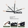 thumbnail image 4 of Firewood Kindling Splitter, Stable Adjustable Wooden Handle Multifunctional Kindling Cracker Compact Wall Mounted With   For Picnic, 4 of 8