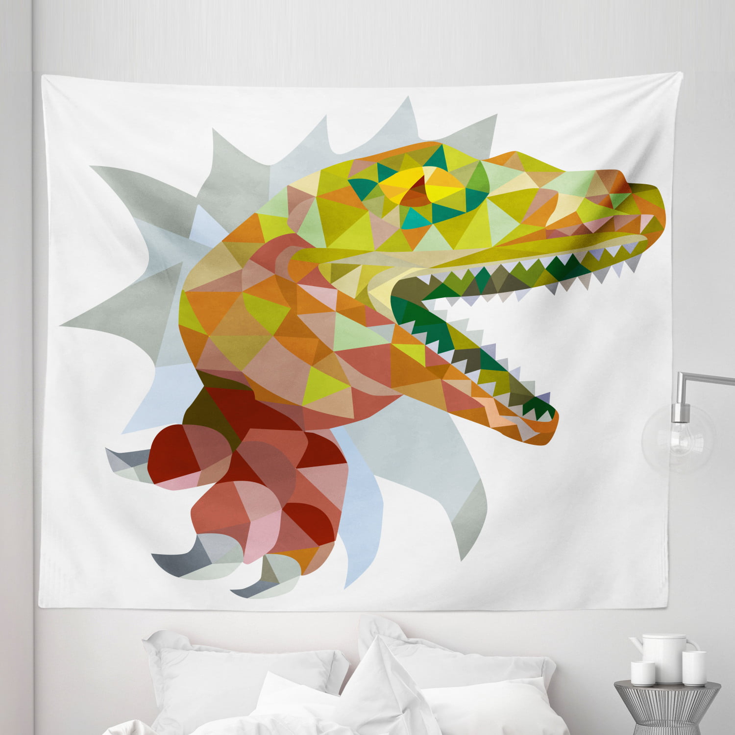 Art Dinosaur Pattern Tapestry Wall Hanging Psychedlic Tapestries Wall Blankets 
