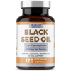 Blue Lily Black Cumin Seed Oil Softgels 1000 mg (nigella sativa) - 120 Vegan Pills