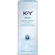 K-Y Jelly Personal Lubricant (4 oz), Premium Water Based Lube For Women, Men & Couples