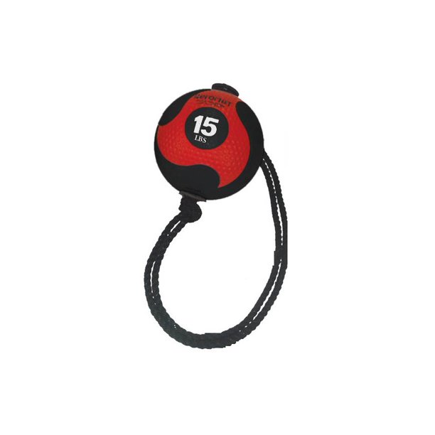 Power Rope Medicine Ball in Red