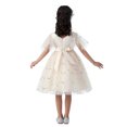 thumbnail image 6 of Generic Kids Christmas Night Gowns Girls Toddler Dress Sleeveless Princess Mesh Wedding Dresses for Children Clothing Fashion for Birthday Holiday Party Gown(6-7 Years,Beige), 6 of 6