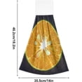 thumbnail image 3 of SKYSONIC Hanging Kitchen Towel 12 x 17 Inch Fruit Orange Towel Set 2 Pieces of Dry Towels for Kitchen, Bathroom, Laundry Room Table, 3 of 7