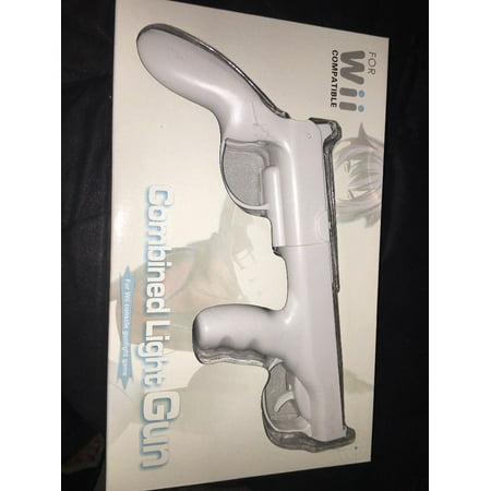 100% New Combined Light Gun for Nintendo Wii Remote Wiimote controller US