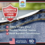 Lake Effect Pools Fallston 15 Round 52 Wall Above-Ground Swimming Pools, Full Start-up Kit