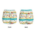 thumbnail image 6 of Uemuo Funny Farm Pattern Women's Athletic Shorts High Waisted Running Shorts with Liner Pockets Gym Elastic Workout Shorts-Large, 6 of 9