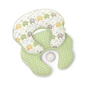 Comfort & Harmony Mombo Deluxe Covered Nursing Pillow, Enchanting Elephants