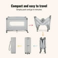 thumbnail image 6 of Dream On Me EZGo Portable Playard, Gray, 6 of 11
