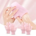 thumbnail image 2 of Happydeer 2 Pairs Moisturizing Gloves Waterproof Reusable Leakproof Elastic Repairing Softening Dry Cracked Hands Women Lotion Gel Spa Gloves, 2 of 13