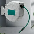 thumbnail image 4 of Automatic Retractable Garden Hose Reel, Wall-Mount 180° Swivel for Car Washing, 4 of 13