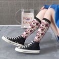 thumbnail image 3 of Lsque Rose Flowers Printed Crew Socks Men's Women's LightWeight Thin Casual Calf Socks ,Knee High Socks,Cotton Socks, 3 of 9