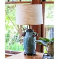 thumbnail image 2 of Slant Retro Drum Hardback Lampshade with Washer Fitter, Stonewash, 2 of 3