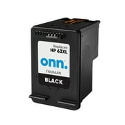 onn HP 63XL Black Printer Ink Cartridge (Remanufactured)