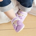 thumbnail image 5 of Biekopu Baby Girls Shoes, Soft Sole Bow Crib Shoes Non-slip Toddler Shoes for Casual Daily, 5 of 6