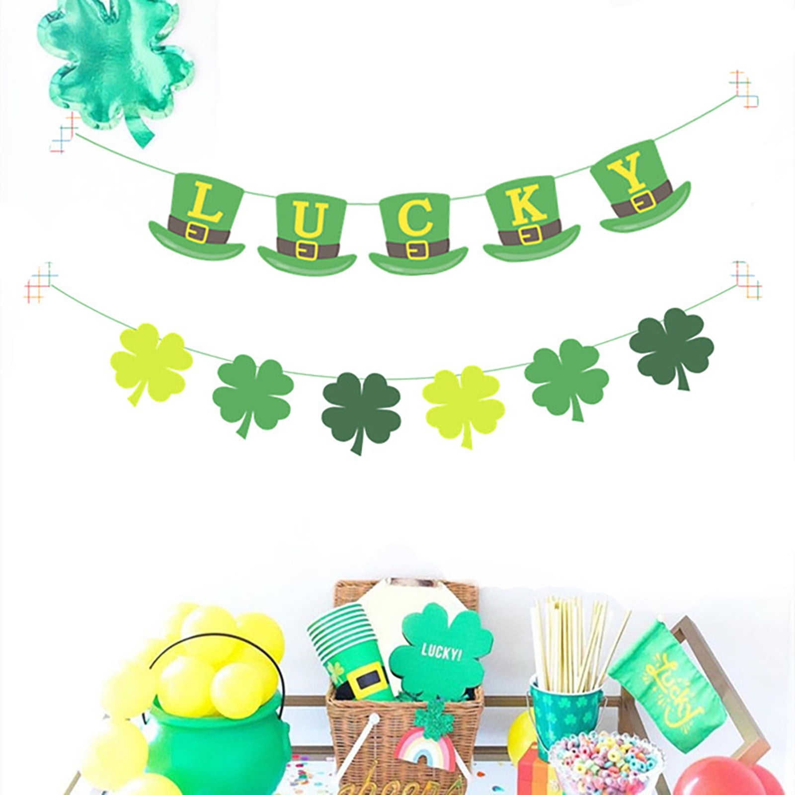 St. Patricks Day Feier Irische Party Dekoration Irland Hut Kostüm Requisiten | DE